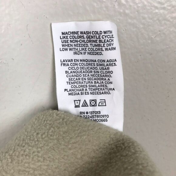 Woolrich Dark Navy Reversible Soft Fleece Open Front Blanket Wrap Shawl One Size - Picture 13 of 13